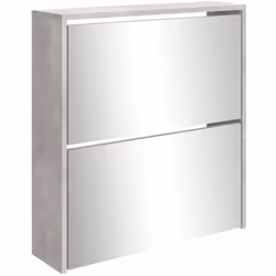 Questa scarpiera a 2 livelli, dal design moderno ed elegante, è un ottimo complemento d'arredo per riporre le tue scarpe in m ...