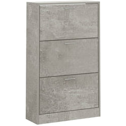 Scarpiera scarpiera mobile portaoggetti ingresso corridoio soggiorno 63 x 24 x 103 cm in mdf grigio