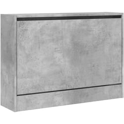 Scarpiera scarpiera mobile portaoggetti ingresso corridoio soggiorno 80 x 21 x 57 cm in mdf grigio