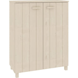 Scarpiera scarpiera mobile portaoggetti ingresso corridoio soggiorno 85 x 40 x 108 cm Pino massiccio marrone