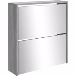 Questa scarpiera a 2 livelli, dal design moderno ed elegante, è un ottimo complemento d'arredo per riporre le tue scarpe in m ...