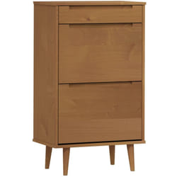 Scarpiera scarpiera mobile portaoggetti ingresso corridoio soggiorno 59,5 x 35 x 103 cm legno di pino marrone
