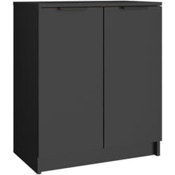 Scarpiera scarpiera mobile portaoggetti ingresso corridoio soggiorno 59 x 35 x 70 cm legno composito nero