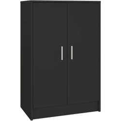 Scarpiera scarpiera mobile portaoggetti ingresso corridoio soggiorno 60 x 35 x 92 cm legno composito nero