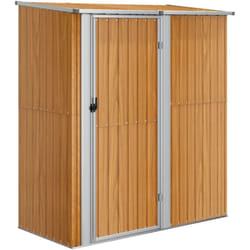 Helloshop26 - Casetta da giardino Capannone per cabina Capannone per la casa Capannone per esterni Casetta per attrezzi robusti 180,5 x 97 x 209,5 cm