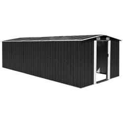 Casetta da giardino casetta per cabina casetta per la casa casetta per attrezzi da esterno robusta 257 x 580 x 181 cm metallo antracite