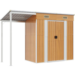 Helloshop26 - Casetta da giardino Capannone per cabina Capannone per la casa Capannone per esterni Capannone per attrezzi pesanti con tetto