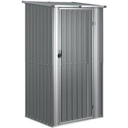 Helloshop26 - Casetta da giardino Capannone per cabina Capannone per la casa Capannone per esterni Casetta per attrezzi robusti 118,5 x 97 x 209,5 cm