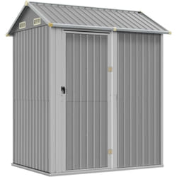 Helloshop26 - Casetta da giardino Capannone per cabina Capannone per la casa Capannone per esterni Capannone per attrezzi Robusto Trasparente 192 x