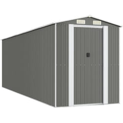Helloshop26 - Casetta da giardino Capannone per cabina Capannone per la casa Capannone per esterni Capannone per attrezzi Robusto Trasparente 192 x