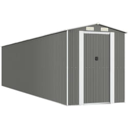 Casetta da giardino Capannone per cabina Capannone per la casa Capannone per esterni Capannone per attrezzi Robusto Trasparente 192 x 855 x 223 cm