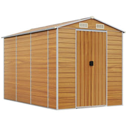 Helloshop26 - Casetta da giardino Capannone per cabina Capannone per la casa Capannone per esterni Capannone per attrezzi Robusto Trasparente 191 x