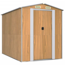 Helloshop26 - Casetta da giardino Capannone per cabina Capannone per la casa Capannone per esterni Capannone per attrezzi Robusto Trasparente 192 x