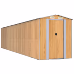 Questa casetta da giardino essenziale è un'ottima soluzione per riporre oggetti all'aperto come attrezzi da esterno, accessor ...