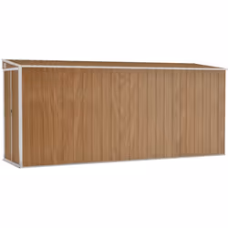 Questa casetta da giardino a parete è perfetta per riporre vari oggetti come attrezzi, mobili da giardino, attrezzature da gi ...