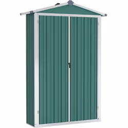 Questa casetta da giardino è ideale per riporre un'ampia varietà di oggetti come attrezzi, mobili da giardino, attrezzature d ...