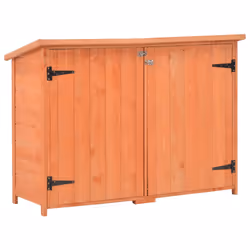 Helloshop26 3000208581599, Casetta in legno, Doppia, Tetto spiovente, Marrone, Poliestere, Marrone