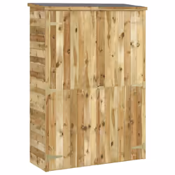 Helloshop26 3000208593363, Casetta in legno, Doppia, Tetto spiovente, Marrone, Legno, Marrone