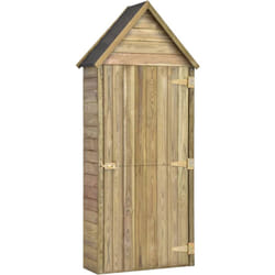 Helloshop26 - Casetta da giardino casetta per capanni capanna per ripostigli casetta per esterni casetta per attrezzi robusti e porta 69,5 x 32 x 178
