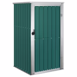 Helloshop26 3000208608524, Capannone metallico, Singolo, Tetto piatto, Verde, Acciaio, Verde