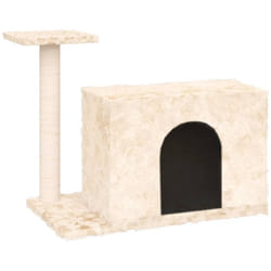 Helloshop26 - Tiragraffi per gatti, giocattolo per arrampicata su torre, tiragraffi, piattaforma da arrampicata con tiragraffi in sisal, 51 cm,