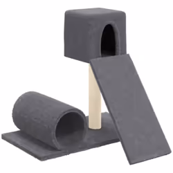 Intrattieni i tuoi adorabili gatti all'infinito con questo tiragraffi tutto in uno! Torre per gatti tutto in uno: i mobili pe ...