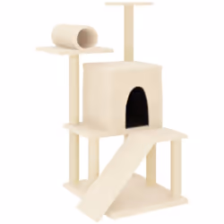 Intrattieni i tuoi adorabili gatti all'infinito con questo tiragraffi tutto in uno! Torre per gatti tutto in uno: i mobili pe ...