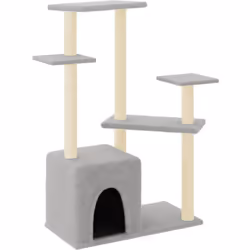 Intrattieni i tuoi adorabili gatti all'infinito con questo tiragraffi tutto in uno! Torre per gatti tutto in uno: i mobili pe ...