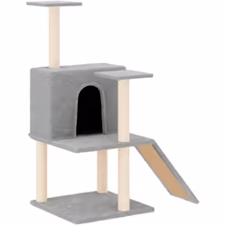 Intrattieni i tuoi adorabili gatti all'infinito con questo tiragraffi tutto in uno! Torre per gatti tutto in uno: i mobili pe ...