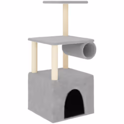 Intrattieni i tuoi adorabili gatti all'infinito con questo tiragraffi tutto in uno! Torre per gatti tutto in uno: i mobili pe ...