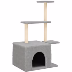 Intrattieni i tuoi adorabili gatti all'infinito con questo tiragraffi tutto in uno! Torre per gatti tutto in uno: i mobili pe ...