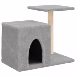 Intrattieni i tuoi adorabili gatti all'infinito con questo tiragraffi tutto in uno! Torre per gatti tutto in uno: i mobili pe ...