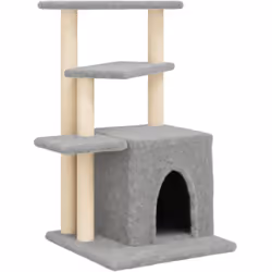 Intrattieni i tuoi adorabili gatti all'infinito con questo tiragraffi tutto in uno! Torre per gatti tutto in uno: i mobili pe ...