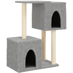 Helloshop26 - Tiragraffi per gatti, giocattolo per arrampicata su torre, raschietto per gatti, piattaforma da arrampicata con tiragraffi in sisal