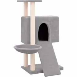 Intrattieni i tuoi adorabili gatti all'infinito con questo tiragraffi tutto in uno! Torre per gatti tutto in uno: i mobili pe ...