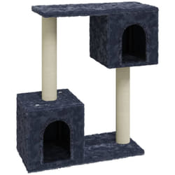Helloshop26 - Tiragraffi per gatti, giocattolo per arrampicata su torre, tiragraffi, piattaforma da arrampicata con tiragraffi in sisal scuro, 60 cm,