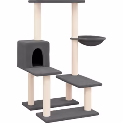 Intrattieni i tuoi adorabili gatti all'infinito con questo tiragraffi tutto in uno! Torre per gatti tutto in uno: i mobili pe ...