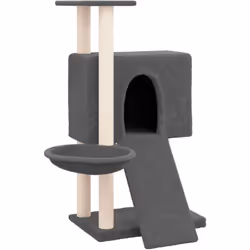 Intrattieni i tuoi adorabili gatti all'infinito con questo tiragraffi tutto in uno! Torre per gatti tutto in uno: i mobili pe ...