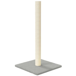 Tiragraffi per gatti, giocattolo per arrampicata su torre, raschietto per graffi, piattaforma da arrampicata, trasparente, 35 x 35 x 70 cm, grigio