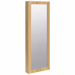 Mantieni i tuoi gioielli e i tuoi profumi in modo discreto ed elegante con questo elegante armadietto per gioielli con specch ...