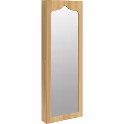 Mantieni i tuoi gioielli e i tuoi profumi in modo discreto ed elegante con questo elegante armadietto per gioielli con specch ...