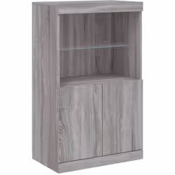 Decora la tua stanza con questa credenza moderna con illuminazione a LED, si abbina facilmente ai mobili di qualsiasi stile d ...