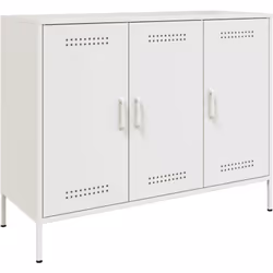 Questa robusta credenza in stile industriale costituisce un'aggiunta moderna e senza tempo al tuo soggiorno o camera da letto ...
