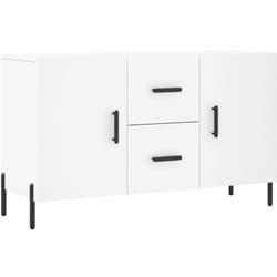 Credenza cassettiera cassettiera mobile contenitore organizer cucina soggiorno soggiorno 100 x 36 x 60 cm derivati del legno bianco