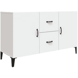 Credenza cassettiera cassettiera mobile contenitore organizer cucina soggiorno soggiorno 100 x 36 x 60 cm derivati del legno bianco