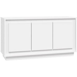 Credenza cassettiera cassettiera mobile contenitore organizer cucina soggiorno soggiorno 102 x 35 x 55 cm derivati del legno bianco