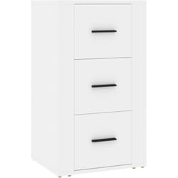 Credenza cassettiera cassettiera mobile contenitore organizer cucina soggiorno soggiorno 40 x 33 x 70 cm legno composito bianco