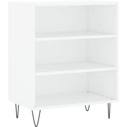 Credenza buffet cassettiera mobile contenitore organizer cucina soggiorno soggiorno 57 x 35 x 70 cm legno composito bianco