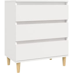 Credenza cassettiera cassettiera mobile contenitore organizer cucina soggiorno soggiorno 60 x 35 x 70 cm derivati del legno bianco