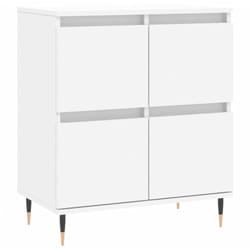 Credenza cassettiera cassettiera mobile contenitore organizer cucina soggiorno soggiorno 60 x 35 x 70 cm derivati del legno bianco